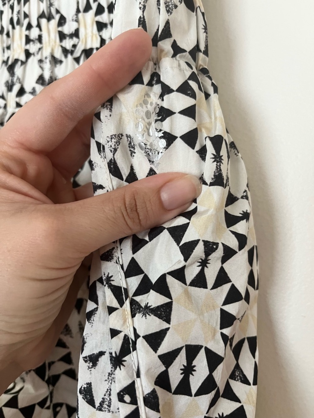 FP Movement by Free People The Way Home shorts geometric black and white print - Picture 11 of 14